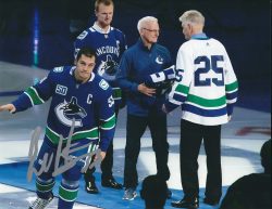 Autographed BO HORVAT 8X10 Vancouver Canucks Photos