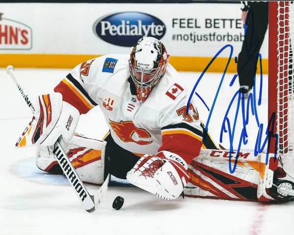 Autographed DAVID RIITICH 8X10 Calgary Flames Photo