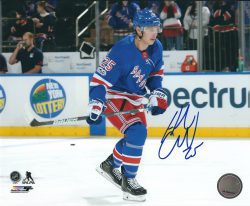 Autographed ADAM CRACKNELL 8X10 New York Rangers Photo