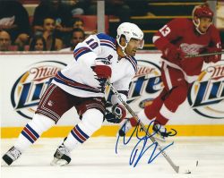 Autographed NIGEL DAWES 8X10 New York Rangers Photo