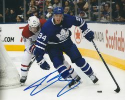 Autographed TYSON BARRIE 8X10 Toronto Maple Leafs Photo