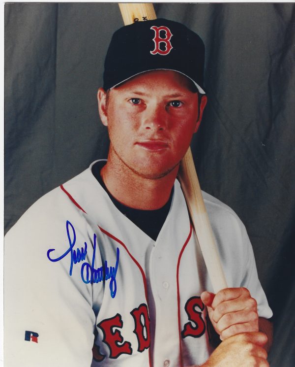 AUTOGRAPHED SCOTT HATTEBERG 8X10  Boston Red Sox photo