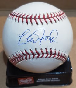 Autographed LEW FORD Official Major League Baseball