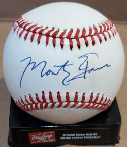 Autographed MONTY FARRIS Official Rawlings American League Baseball