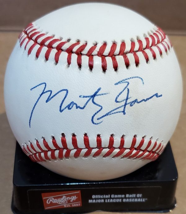 Autographed MONTY FARRIS Official Rawlings American League Baseball