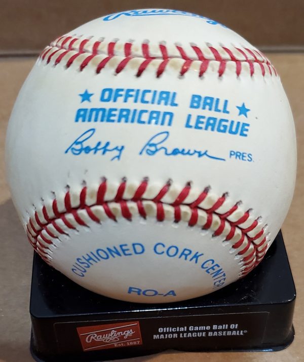 Autographed VAUGHN ESHELMAN Official Rawlings American League Baseball - Image 2