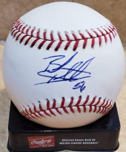 Autographed BRANDON DUCKWORTH Official Major League Baseball