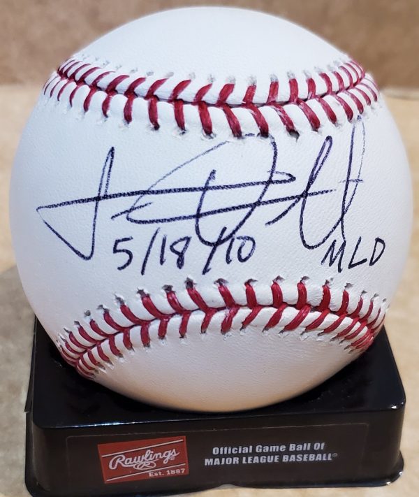 Autographed JASON DONALD Official Major League Baseball