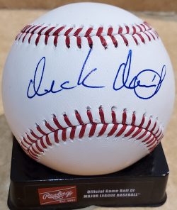Autographed DICK DAVIS Official Major League Baseball
