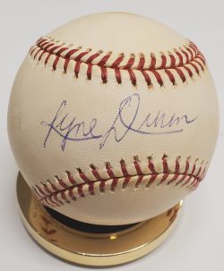 Autographed RYNE DUREN Official Rawlings American League Baseball