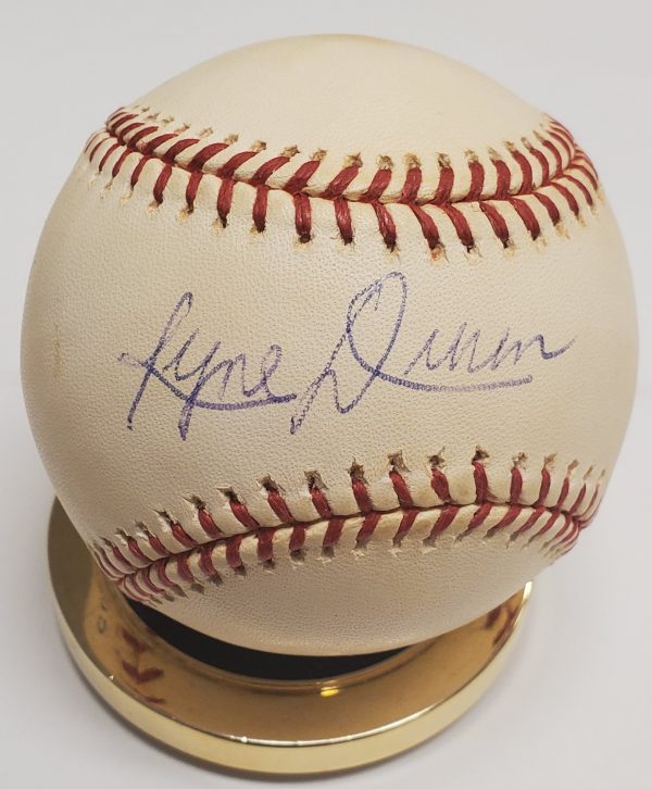 Autographed RYNE DUREN Official Rawlings American League Baseball