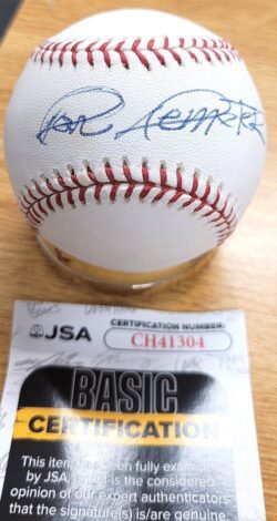 Autographed DON DEMETER Official Major League Baseball JSA