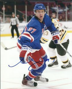 Autographed MATT GILROY 8X10 New York Rangers Photo