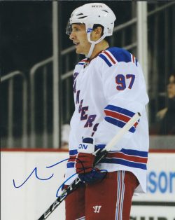 Autographed MATT GILROY 8X10 New York Rangers Photo