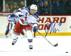 Autographed JOHN GILMOUR 8X10 New York Rangers Photo