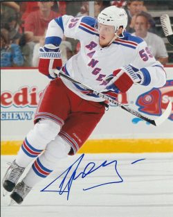 Autographed EVGENY GRACHEV 8X10 New York Rangers Photo