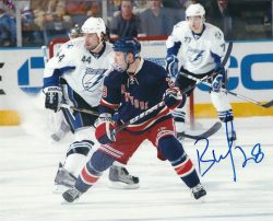 Autographed BRYAN MCCABE 8X10 New York Rangers Photo