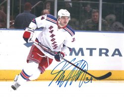 Autographed JOHN MITCHELL New York Rangers 8x10 photo