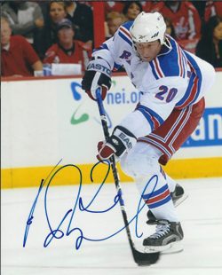 Autographed VINNY PROSPAL 8X10 New York Rangers Photo