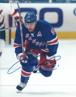 Autographed MARKUS NASLUND 8X10 New York Rangers Photo