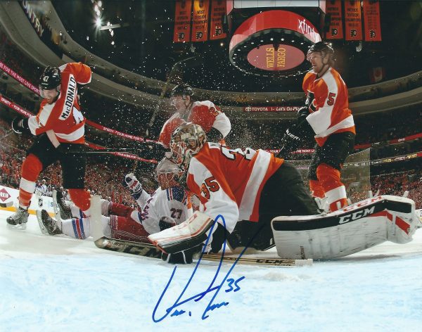 Autographed STEVE MASON 8X10 Philadelphia Flyers Photo