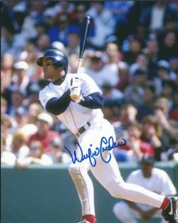 AUTOGRAPHED WIL CORDERO 8X10 Boston Red Sox photo