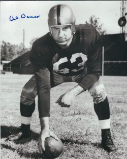 Autographed AL DEMAO  8x10 Washington Redskins Photo