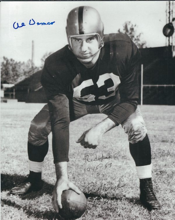 Autographed AL DEMAO  8x10 Washington Redskins Photo