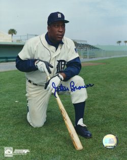 AUTOGRAPHED GATES BROWN 8x10 Detroit Tigers Photo