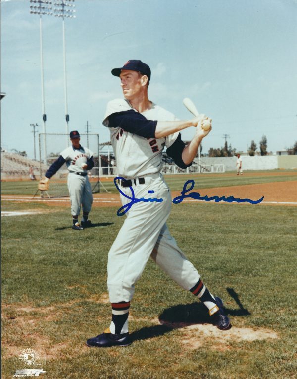 AUTOGRAPHED JIM LEMON 8X10 Washington Senators Photo