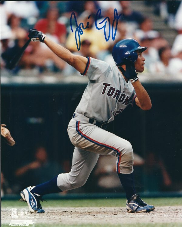 Autographed JOSE CRUZ JR. 8X10 Toronto Blue Jays Photo