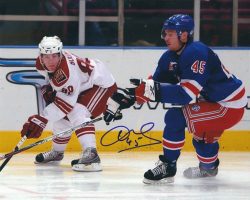 Autographed DMITRI KALININ 8X10 New York Rangers Photo