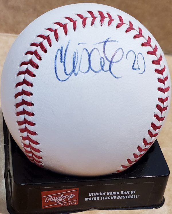 Autographed CHRIS COSTE Official Major League Baseball