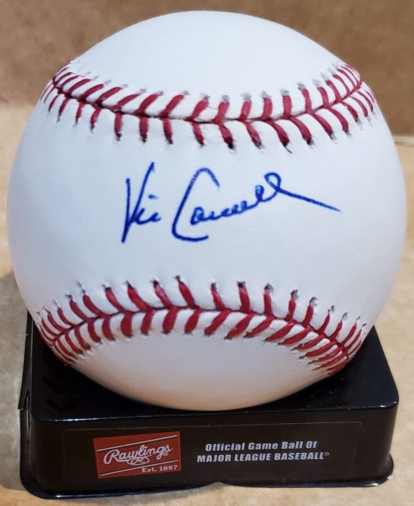 Autographed VIC CORRELL Official Major League Baseball