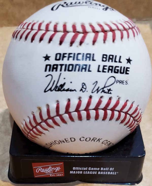 Autographed DENNIS COOK Official National League Baseball - Image 2