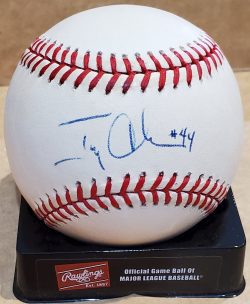 Autographed TONY CLARK Official American League Baseball