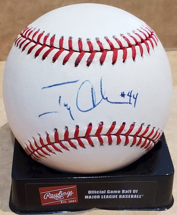 Autographed TONY CLARK Official American League Baseball