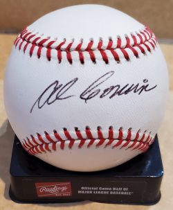 Autographed AL CORWIN Official National League Baseball