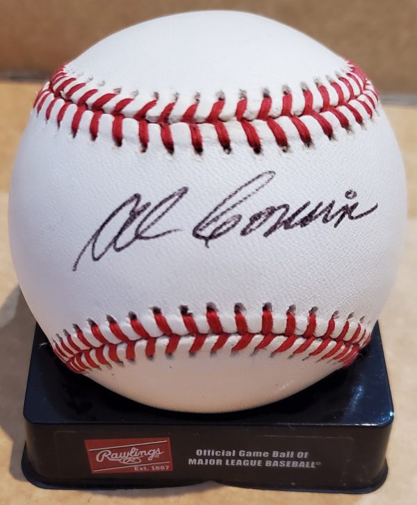 Autographed AL CORWIN Official National League Baseball