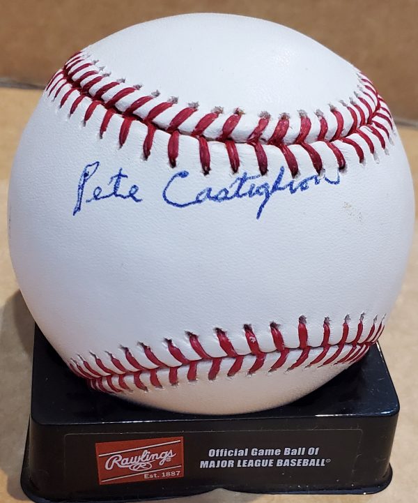 Autographed PETE CASTIGLIONE Official Major League Baseball
