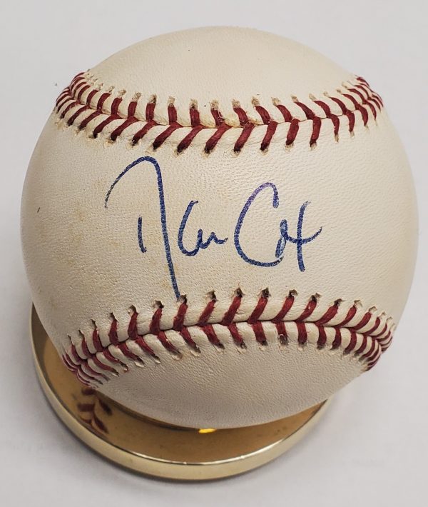 Autographed DANNY COX Official National League Baseball