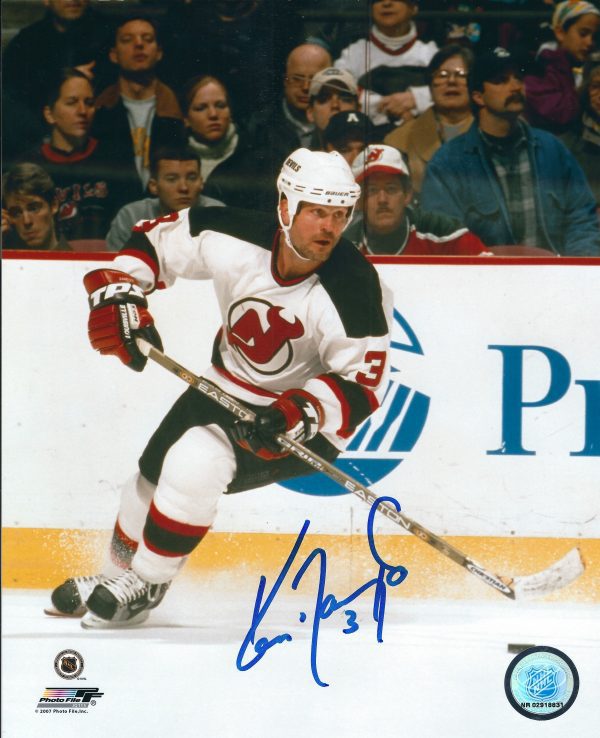 Autographed KEN DANEYKO 8X10 New Jersey Devils Photo