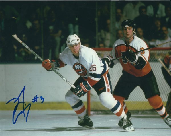 Autographed DOUG CROSSMAN 8X10 Philadelphia Flyers Photo