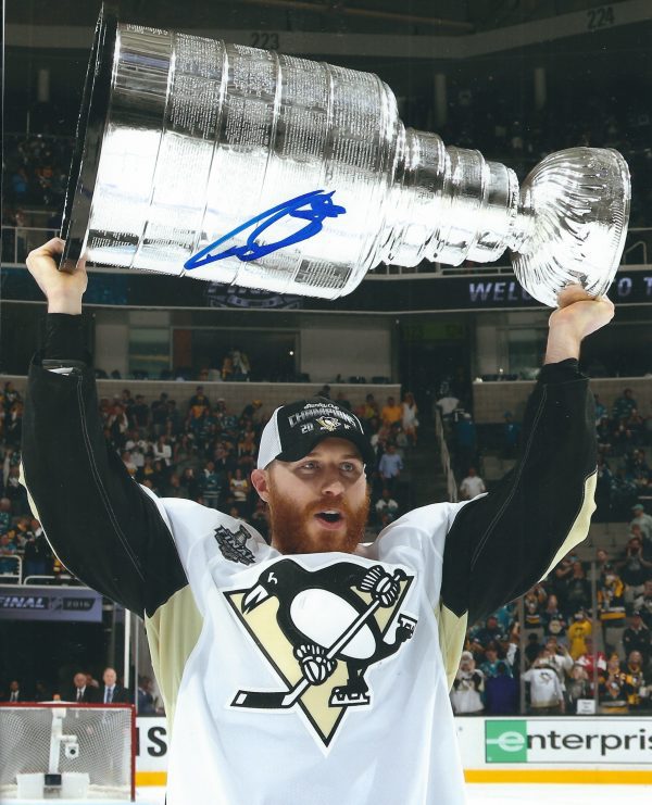 Autographed IAN COLE 8x10 Pittsburgh Penguins Photo