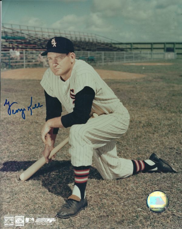Autographed GEORGE KELL 8x10 Chicago White Sox Photo