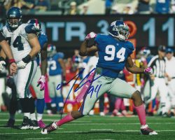 AUTOGRAPHED MATHIAS KIWANUKA 8X10 New York Giants Photo