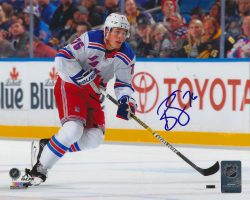 Autographed BRADY SKJEI 8X10 New York Rangers Photo