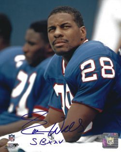 Autographed Everson Walls New York Giants Autographed 8x10 photo