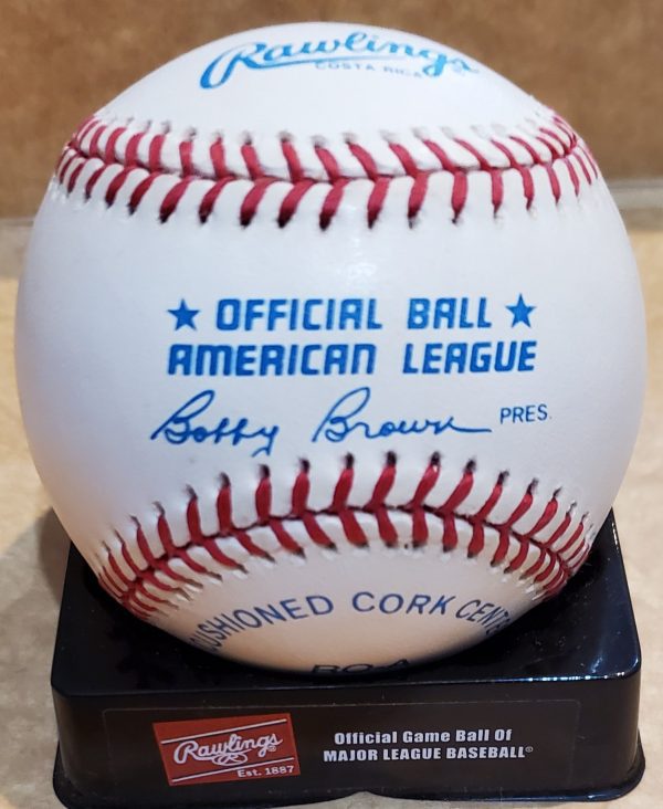 Autographed AL BRANCATO Official American League Baseball - Image 2
