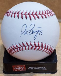Autographed PAT BOURQUE Rawlings Official Major League Baseball
